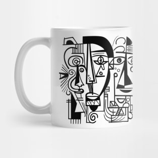 Cubist Woman Mug